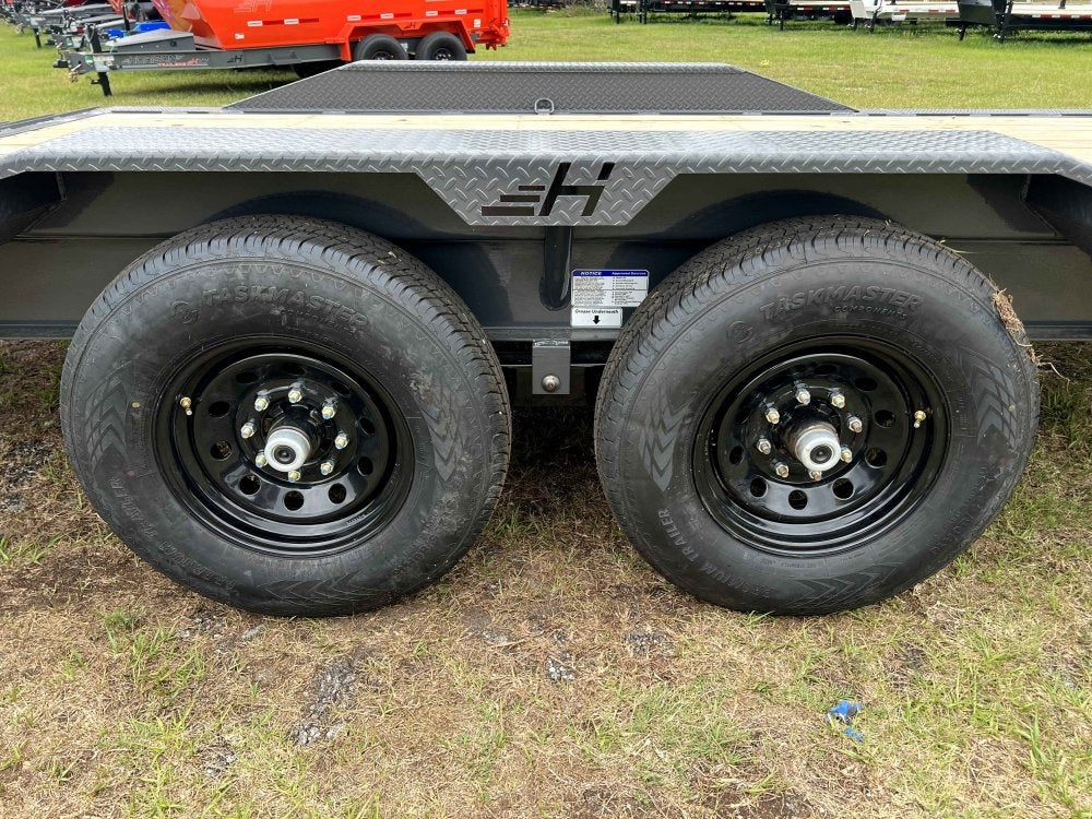 18' EHZ BP Equipment Trailer 2 - 7k Axles Slide in Ramps Drive Over Fenders - Equipment Trailers - TrailerSwap