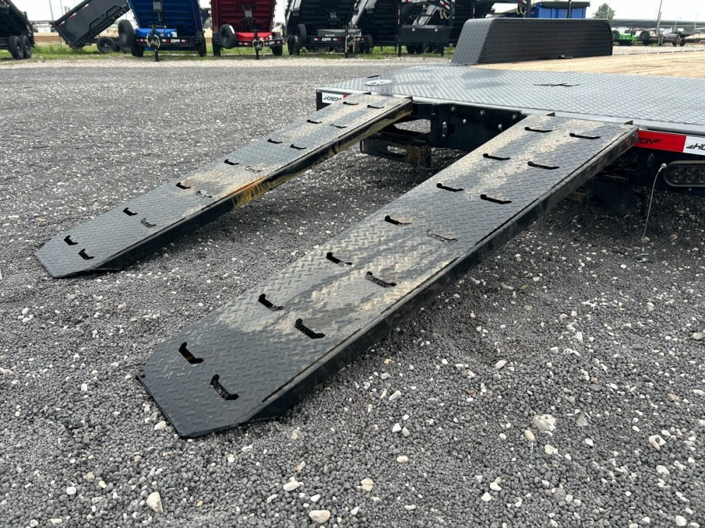 18' Horizon CEZ Bumper Pull Single Car Trailer - (2) 3.5k Axles - Low Profile Equipment Trailers - TrailerSwap