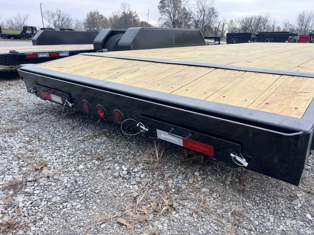 18' Iron Bull EWB Bumper Pull Equipment Trailer Slide In Ramps - (2) 3,500 lb Axles - Equipment Trailers - TrailerSwap