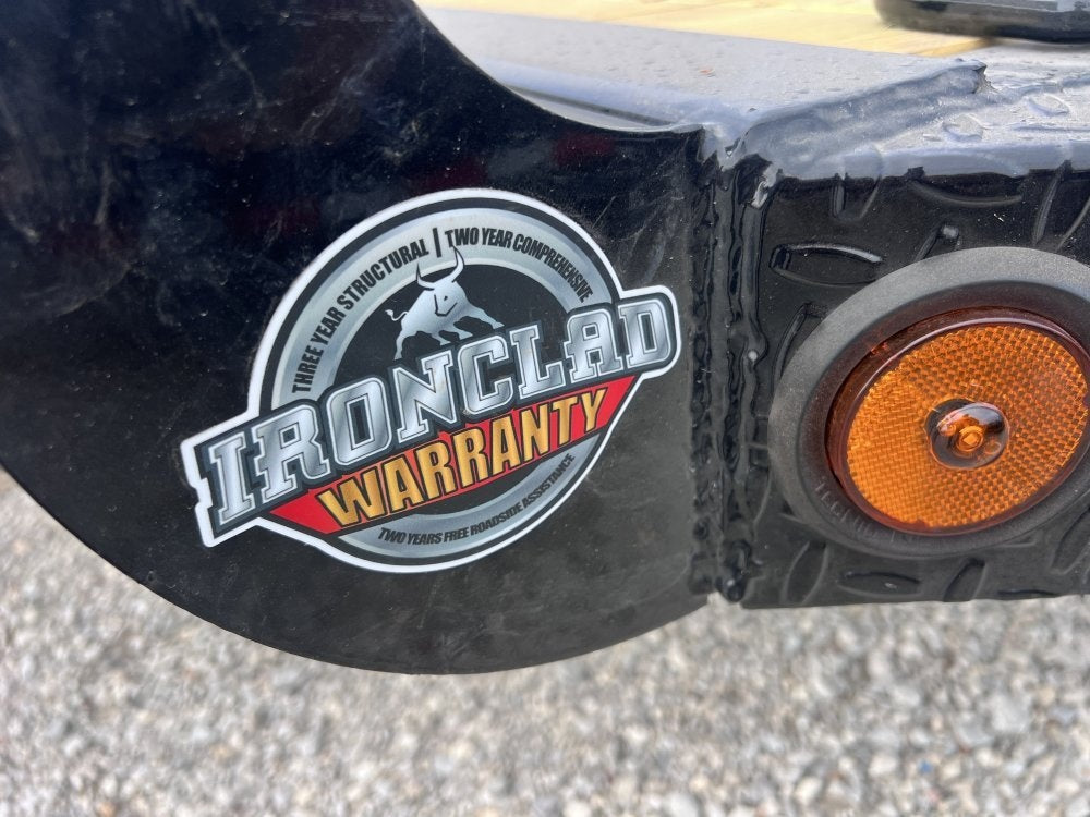 18' Iron Bull EWB Bumper Pull Equipment Trailer Slide In Ramps - (2) 3,500 lb Axles - Equipment Trailers - TrailerSwap