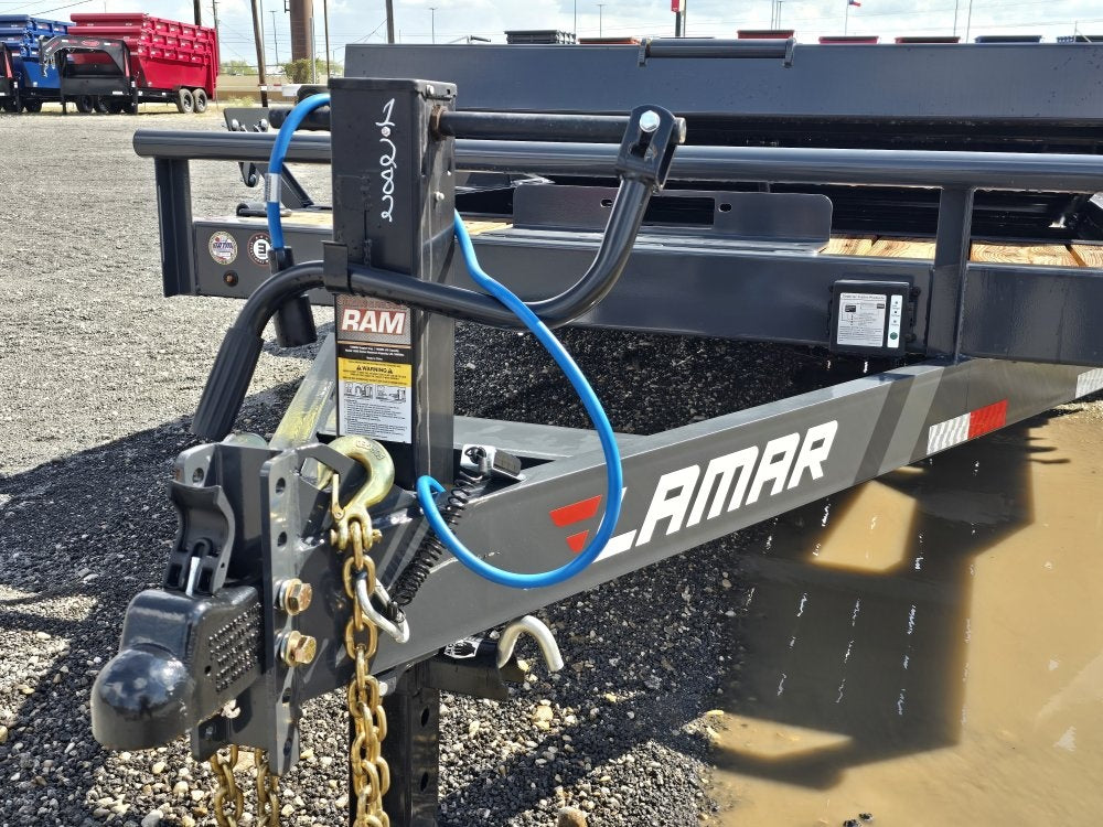 18' Tilt Trailer Lamar (2) 7K Axles 14K GVWR 10K Payload - Equipment Tilt - TrailerSwap