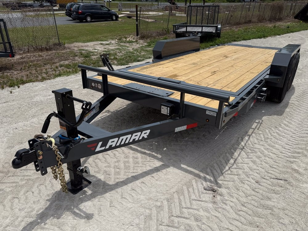 18' Tilt Trailer Lamar (2) 7K Axles 14K GVWR 10K Payload - Equipment Tilt - TrailerSwap