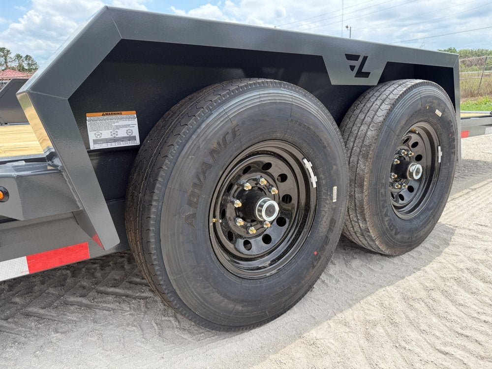 18' Tilt Trailer Lamar (2) 7K Axles 14K GVWR 10K Payload - Equipment Tilt - TrailerSwap