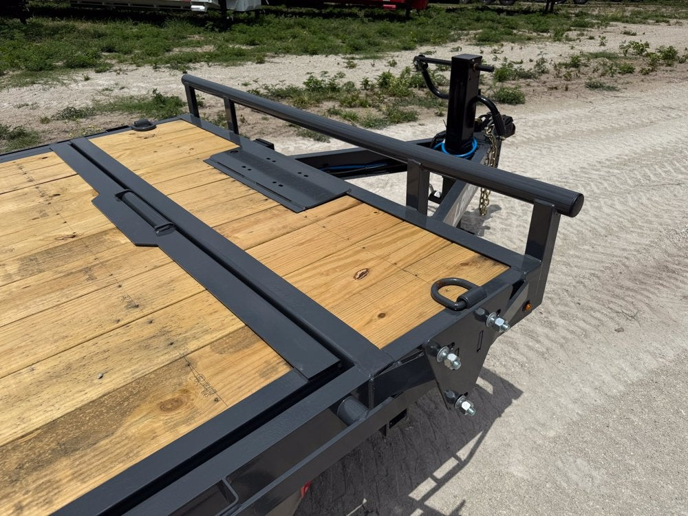 18' Tilt Trailer Lamar (2) 7K Axles 14K GVWR 10K Payload - Equipment Tilt - TrailerSwap