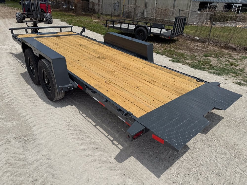18' Tilt Trailer Lamar (2) 7K Axles 14K GVWR 10K Payload - Equipment Tilt - TrailerSwap