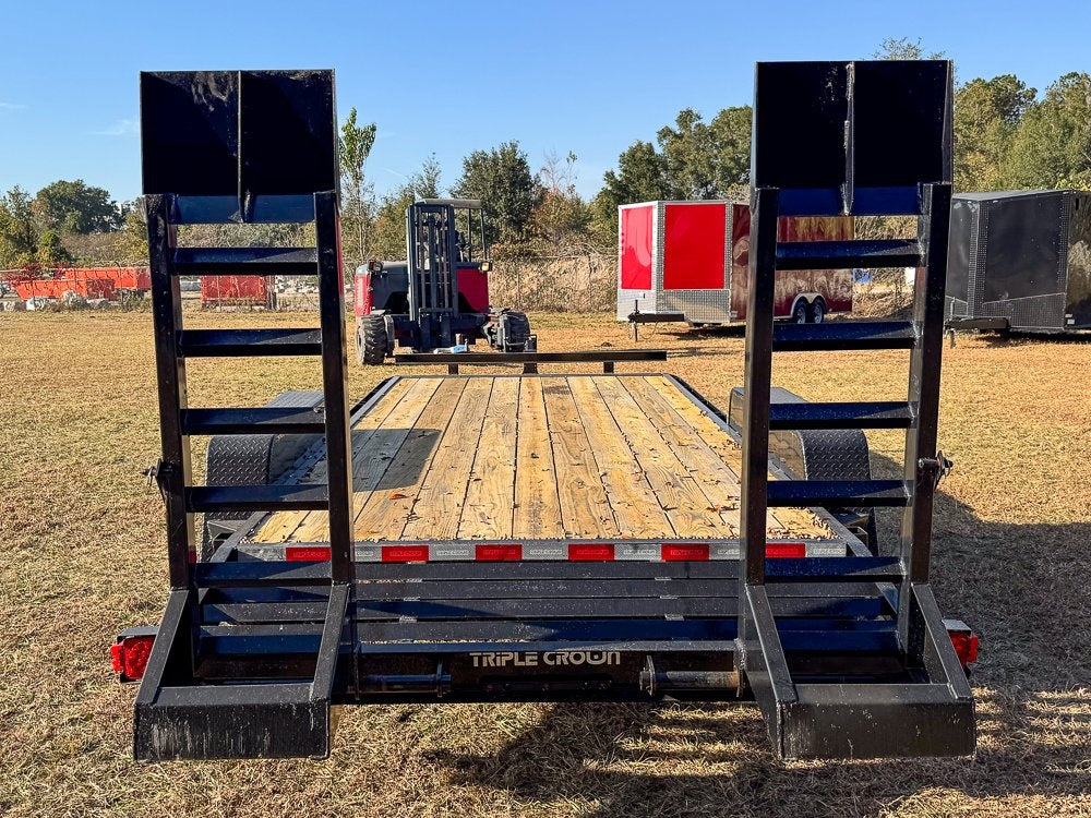 18' x 7' Triple Crown Equipment Trailers - Low Profile Equipment Trailers - TrailerSwap