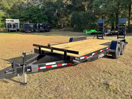 18' x 7' Triple Crown Equipment Trailers - Low Profile Equipment Trailers - TrailerSwap
