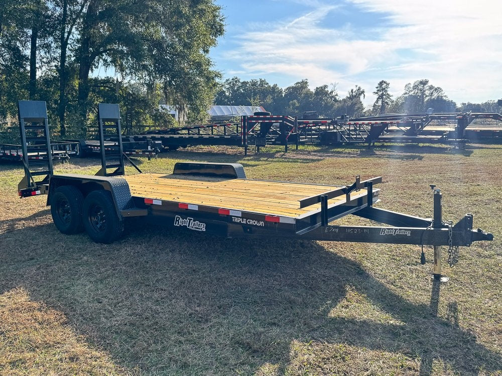 18' x 7' Triple Crown Equipment Trailers - Low Profile Equipment Trailers - TrailerSwap