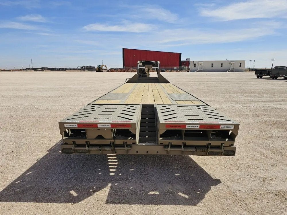 30' Horizon FHZ Gooseneck Dual Wheel Deckover Trailer Mega Ramps - (2) 10K Axles 16432