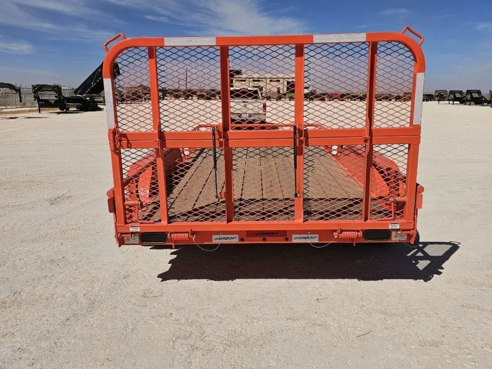 14' Horizon UTZ Bumper Pull Utility Trailer - (2) 3.5K Axles 15580