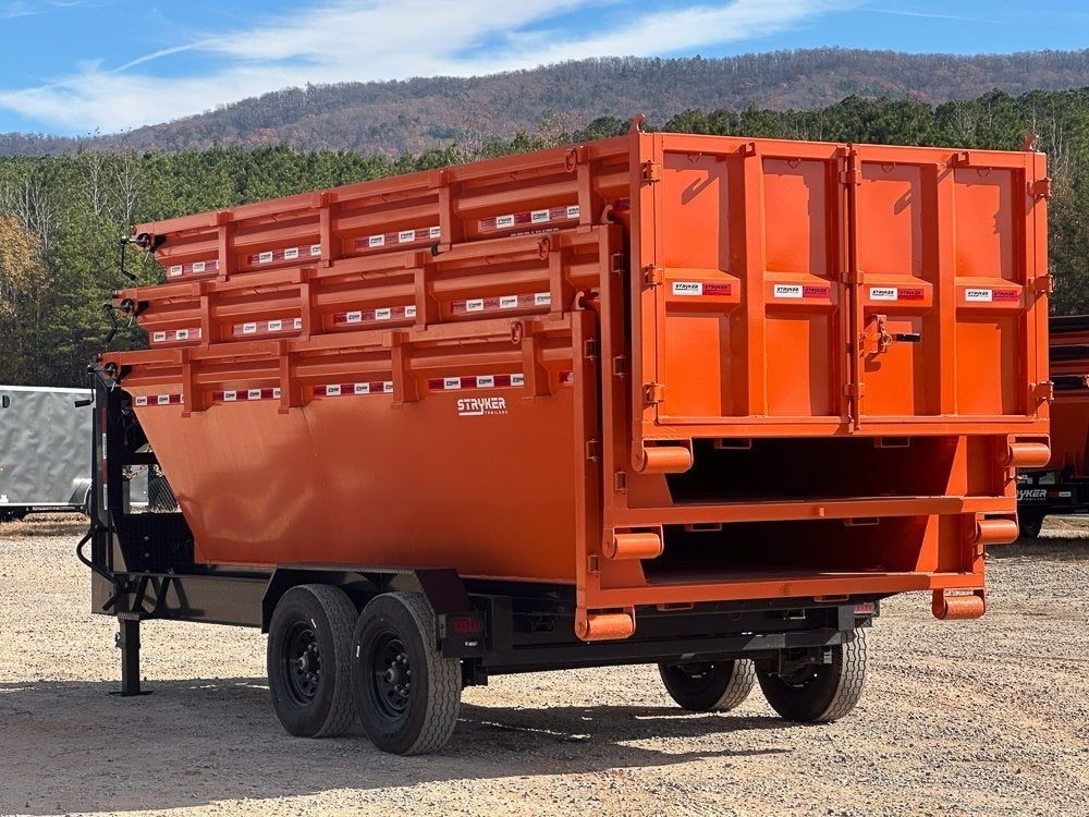 Stryker 14' GN Roll off Bundle (2) 7k Axles + 3 Bins w/ 4' Walls 2581-C