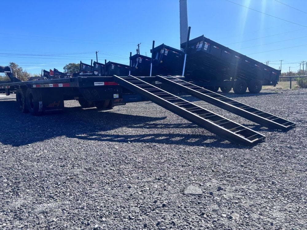 40' FHZ Gooseneck Deckover (2) 10K Axles Straight Deck 12350