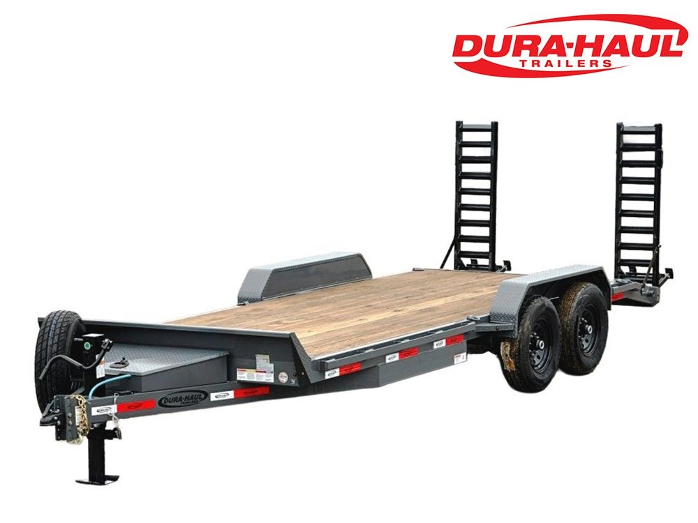 20' ERH Equipment Trailer (2) 7K Axles, Stand Up Ramps - Equipment Trailers - TrailerSwap