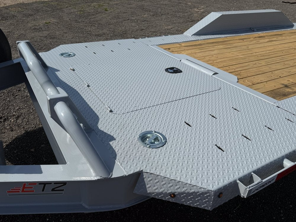 20' ETZ Tilt Equipment Trailer (2) 8K Axles 102" Wide - Equipment Tilt - TrailerSwap