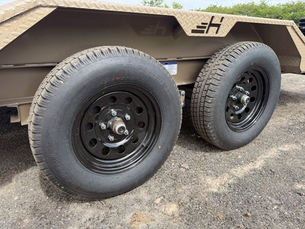 20' Horizon CEZ Bumper Pull Single Car Trailer - (2) 3.5k Axles - Single Car Trailers - TrailerSwap