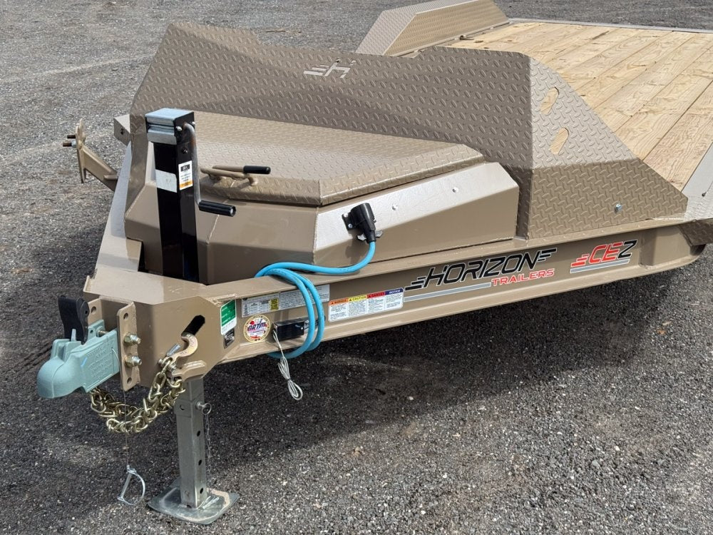 20' Horizon CEZ Bumper Pull Single Car Trailer - (2) 3.5k Axles - Single Car Trailers - TrailerSwap