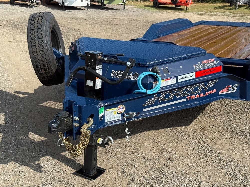 20' Horizon EHZ Bumper Pull Equipment Trailer Mega Ramps - (2) 7K Axles - Equipment Trailers - Stryker Dealership Group