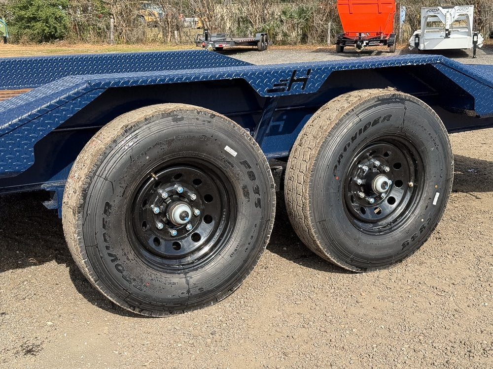 20' Horizon EHZ Bumper Pull Equipment Trailer Mega Ramps - (2) 7K Axles - Equipment Trailers - Stryker Dealership Group