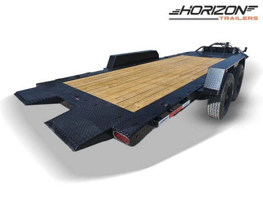20' Horizon ETZ Bumper Pull Equipment Tilt Trailer - (2) 8K Axles - Equipment Tilt - TrailerSwap