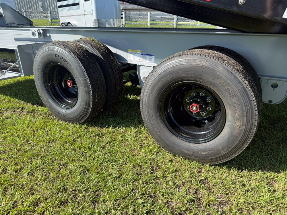 20 Horizon HZH Gooseneck Dump Trailer 48" Side Walls Hydraulic Jacks - (2) 12K Axles - Gooseneck Dump - TrailerSwap