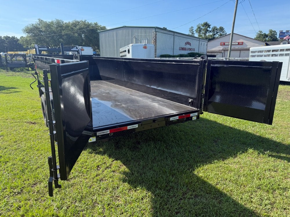 20' Horizon HZX Gooseneck Dump Trailer 36" Side Walls - (2) 10K Axles - Gooseneck Dump - TrailerSwap