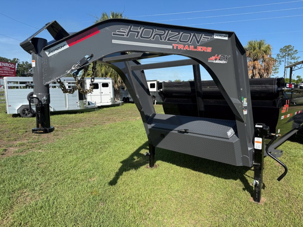 20' Horizon HZX Gooseneck Dump Trailer 36" Side Walls - (2) 10K Axles - Gooseneck Dump - TrailerSwap