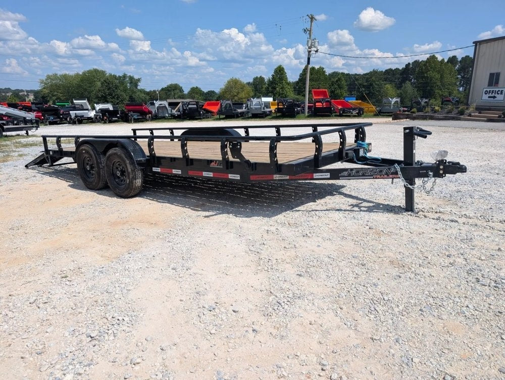 20' Horizon UTZ Bumper Pull Utility Trailer - (2) 3.5K Axles - Utility & SXS - TrailerSwap