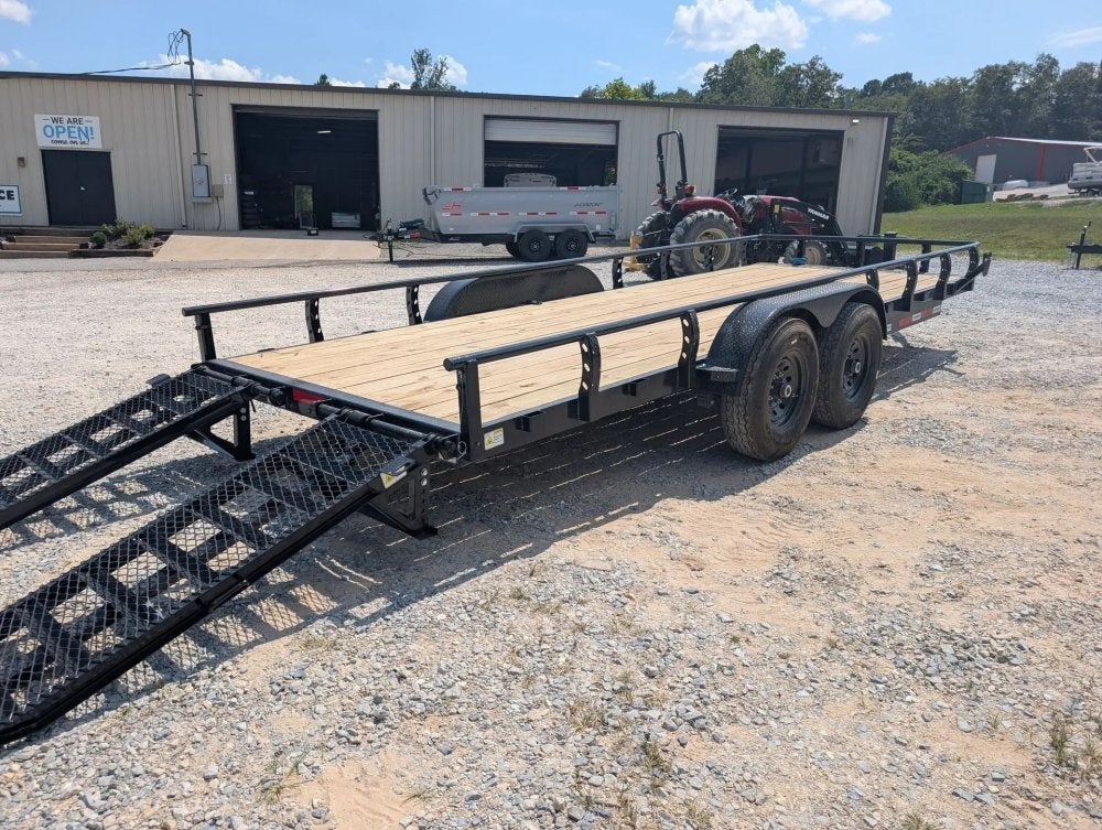 20' Horizon UTZ Bumper Pull Utility Trailer - (2) 3.5K Axles - Utility & SXS - TrailerSwap