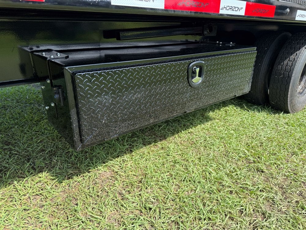 20' HZH GN Dump Trailer w/ 4' Walls (2) 12k Axles, 3-Way Door, Hydraulic Jacks - Gooseneck Dump - Dump Trailers - TrailerSwap