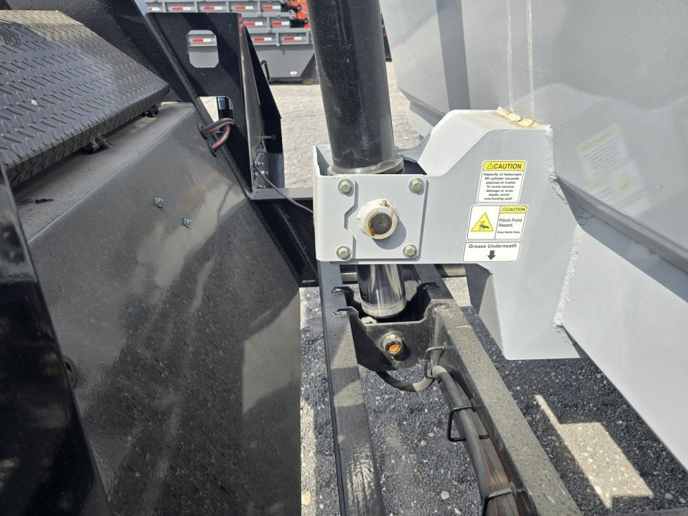 20' HZH GN Dump Trailer w/ 4' Walls (2) 12k Axles, 3-Way Door, Tarp, Hydraulic Jacks - Gooseneck Dump - TrailerSwap