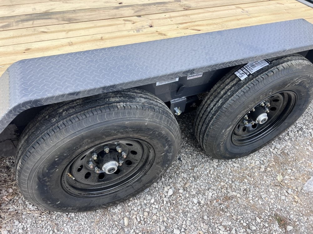 20' Iron Bull EWB Bumper Pull Equipment Trailer Mega Ramps - (2) 7,000 lb Axles - Equipment Trailers - TrailerSwap