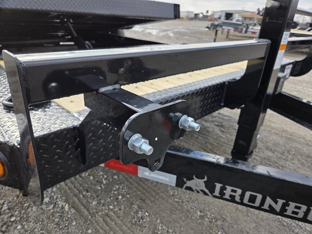 20' Iron Bull TLB Bumper Pull Equipment Tilt Trailer - (2) 7,000 lb Axles - Equipment Tilt - TrailerSwap