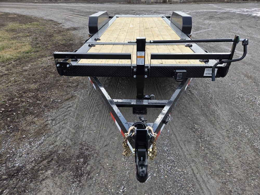 20' Iron Bull TLB Bumper Pull Equipment Tilt Trailer - (2) 7,000 lb Axles - Equipment Tilt - TrailerSwap