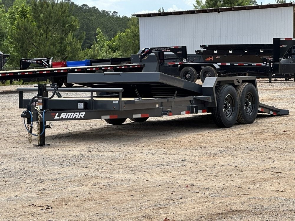 20' Tilt Trailer Lamar (2) 7K Axles 14K GVWR 10K Payload - Equipment Tilt - Stryker Dealership Group