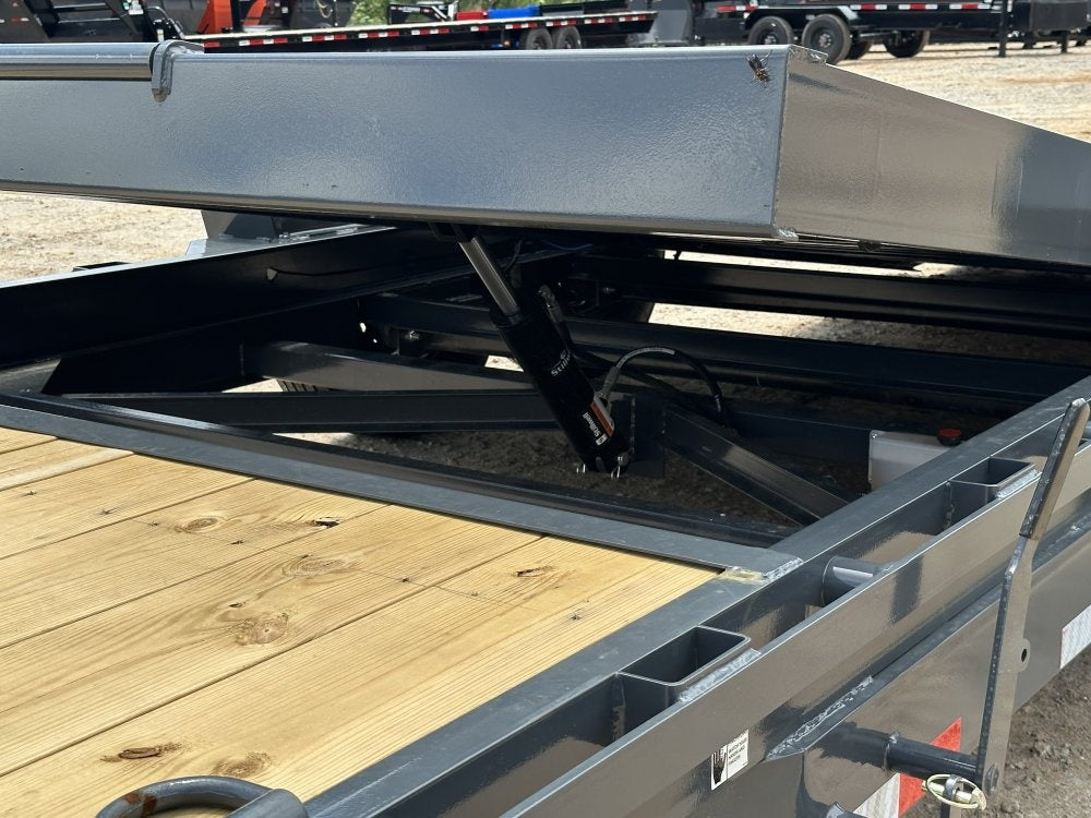 20' Tilt Trailer Lamar (2) 7K Axles 14K GVWR 10K Payload - Equipment Tilt - TrailerSwap