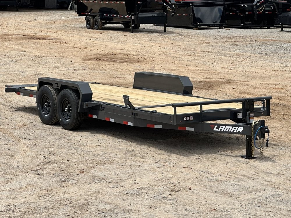 20' Tilt Trailer Lamar (2) 7K Axles 14K GVWR 10K Payload - Equipment Tilt - TrailerSwap