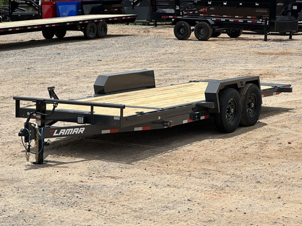 20' Tilt Trailer Lamar (2) 7K Axles 14K GVWR 10K Payload - Equipment Tilt - TrailerSwap