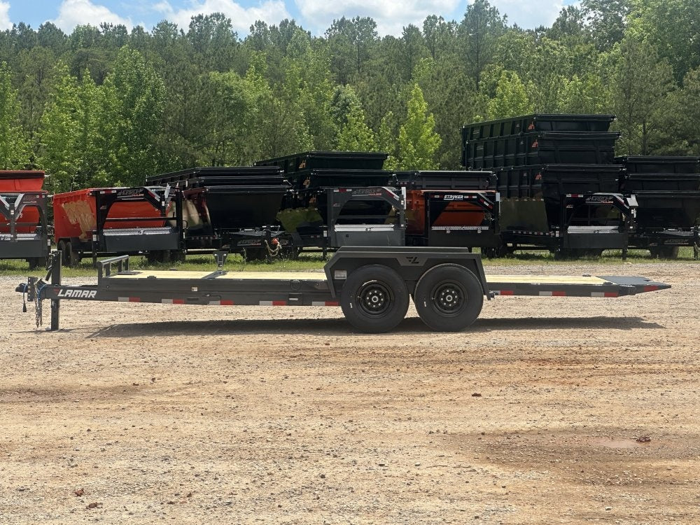 20' Tilt Trailer Lamar (2) 7K Axles 14K GVWR 10K Payload - Equipment Tilt - TrailerSwap