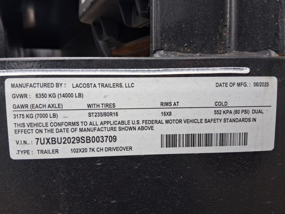 20' x 102" Manufacturer Utility Trailers - Utility & SXS - TrailerSwap