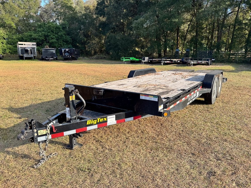 20' x 7' Big Tex Equipment Trailers - Low Profile Equipment Trailers - TrailerSwap