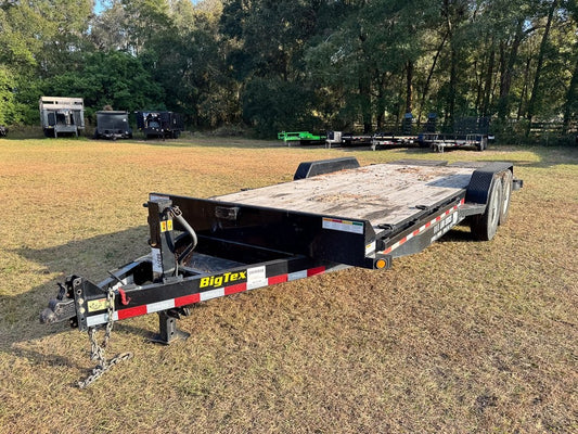 20' x 7' Big Tex Equipment Trailers - Low Profile Equipment Trailers - TrailerSwap
