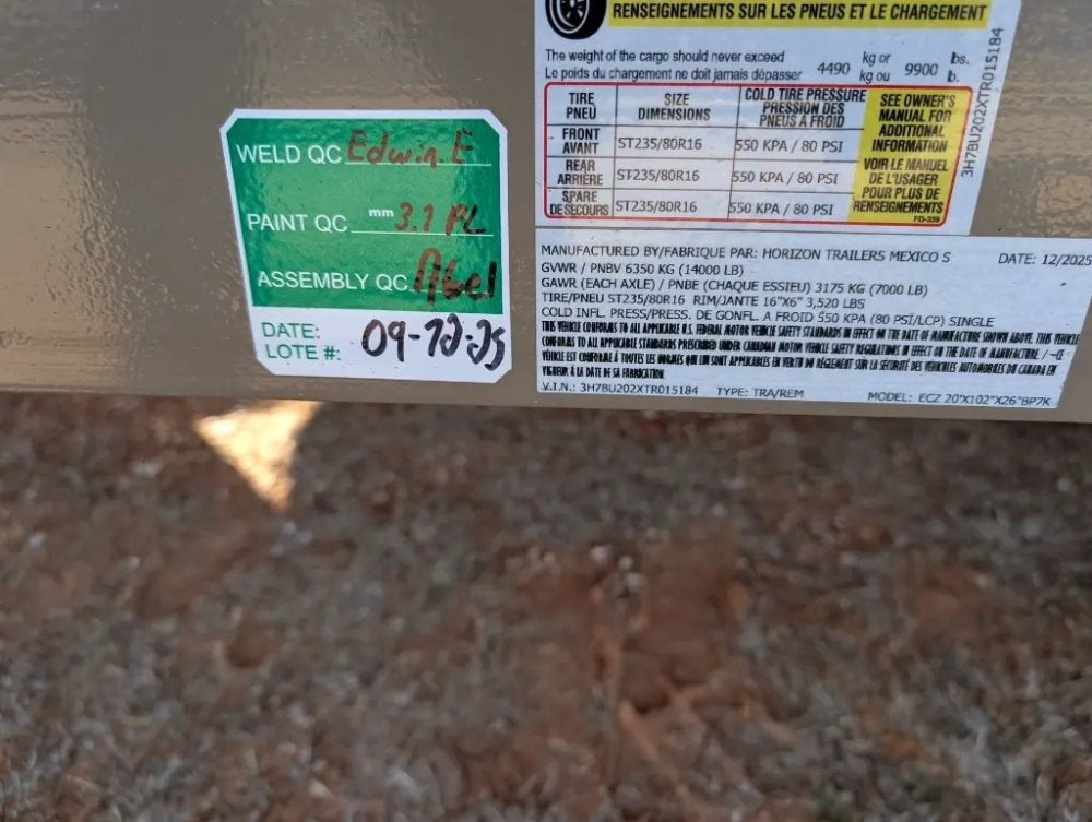 20'x102" Horizon ECZ Low Profile Equipment Trailers - Low Profile Equipment Trailers - TrailerSwap