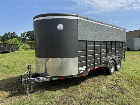 20'x7' East Texas Trailers Stock Trailers - Livestock Trailers - TrailerSwap