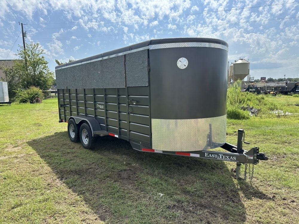 20'x7' East Texas Trailers Stock Trailers - Livestock Trailers - TrailerSwap
