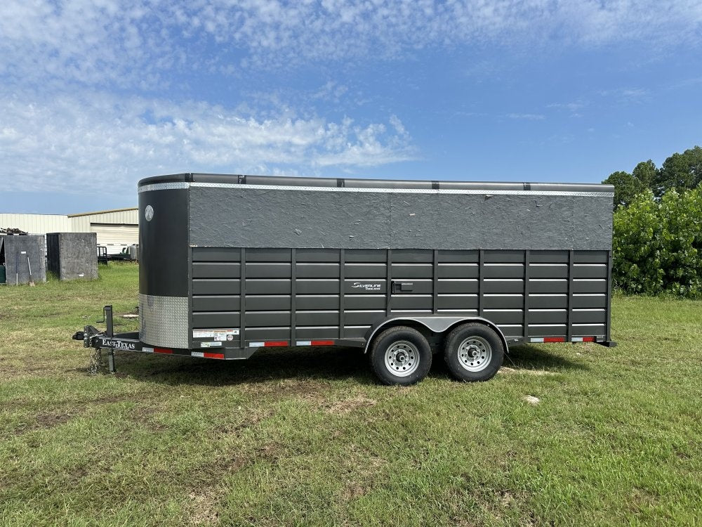 20'x7' East Texas Trailers Stock Trailers - Livestock Trailers - TrailerSwap