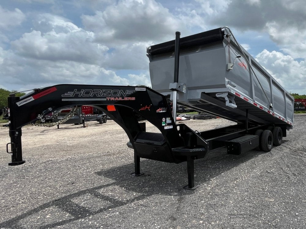 20'x96" Horizon HZH GN Gooseneck Dump - Gooseneck Dump - TrailerSwap