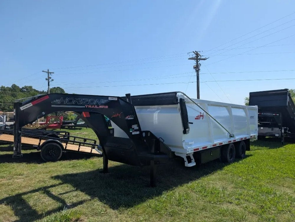 20'x96" Horizon HZH GN Gooseneck Dump - Gooseneck Dump - TrailerSwap
