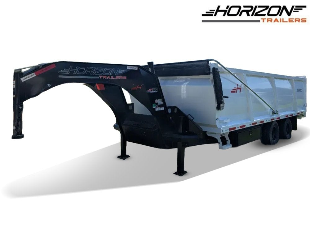 20'x96" Horizon HZH GN Gooseneck Dump - Gooseneck Dump - TrailerSwap