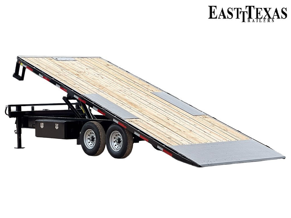 22' Bumper Pull Tilt Deckover Trailer - 7k Axles - Tilt Trailers - TrailerSwap