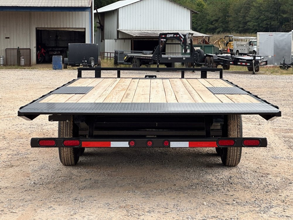 22' Bumper Pull Tilt Deckover Trailer - 7k Axles - Tilt Trailers - TrailerSwap